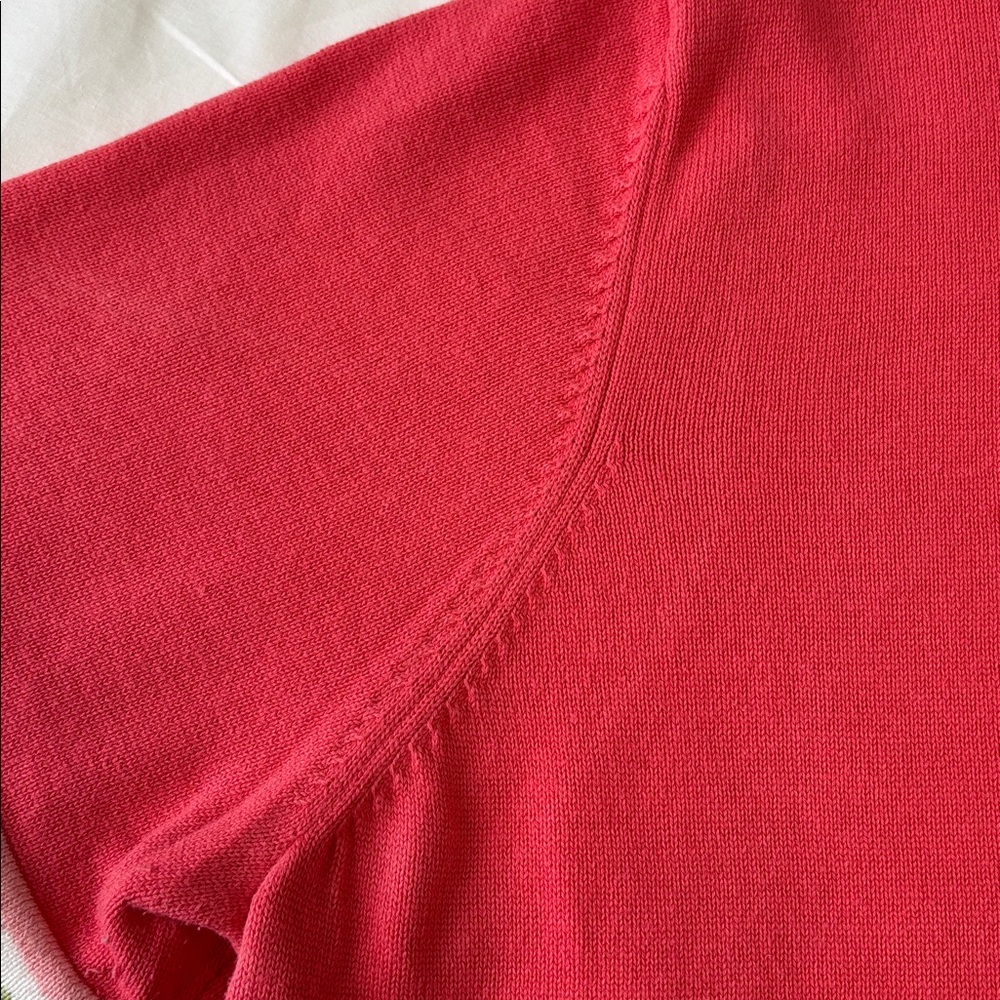 🩷 Hampshire Studio 3X Pink Polka Dot Crew Neck Sweater Pullover 🩷 - Picture 11 of 16